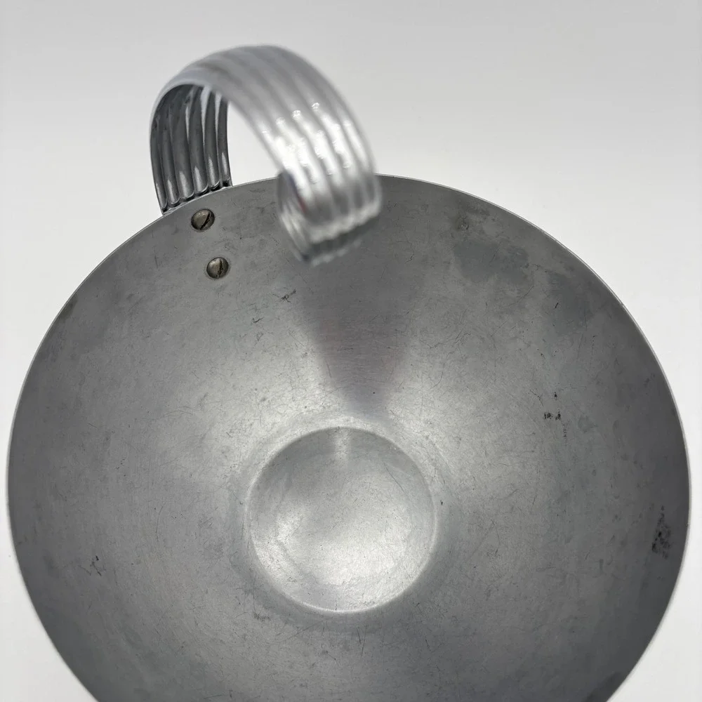 Antique c. 1935 Russel Wright for Chase USA Chrome‎ Metal Ice Bucket Machine Age